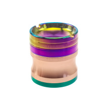 Wholesale high quality Alloy 50mm colorful Grinder weed herb metal tobacco herb Grinder